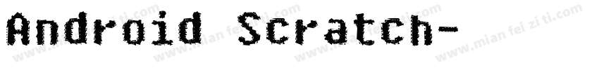 Android Scratch字体转换
